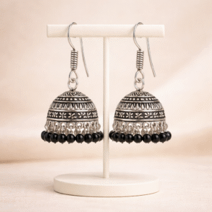 Silver Jhumkis