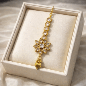 Traditional Kundan MaangTikka for Women And Girls