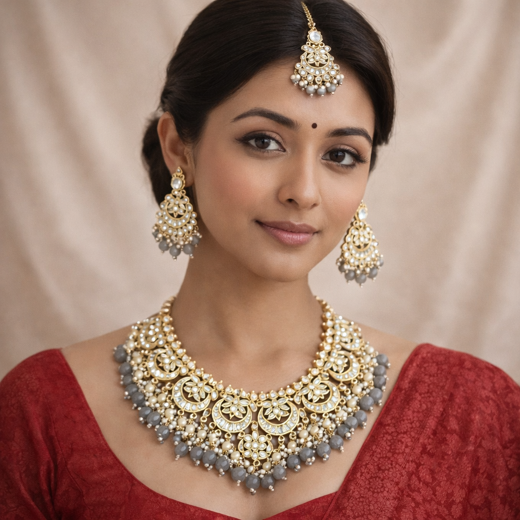 Kundan Necklace Set