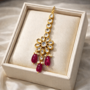 Traditional Kundan MaangTikka for Women And Girls