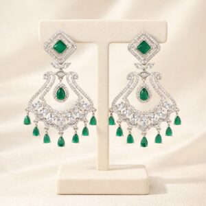 American Diamond Dangler Earrings for Women and Girls