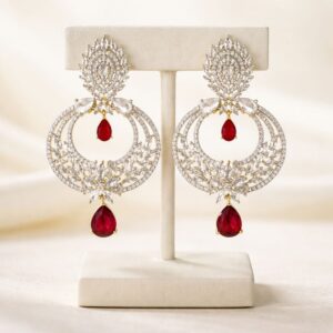 American Diamond Dangler Earrings for Women and Girls