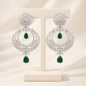 American Diamond Dangler Earrings for Women and Girls