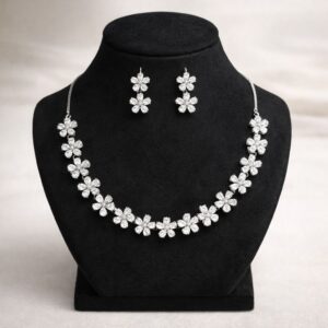 American Diamond Necklace Set for Women & Girls | Party Wear