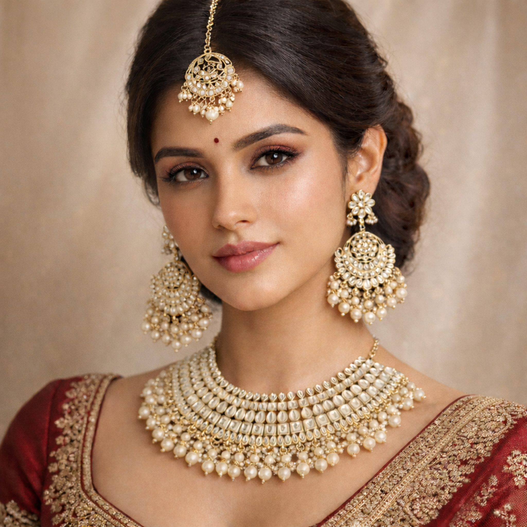 Kundan Necklace Set