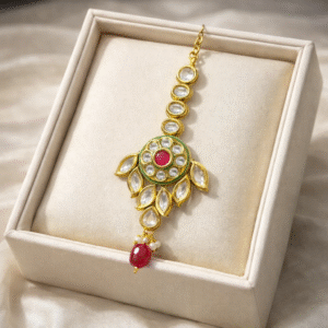 Traditional Kundan MaangTikka for Women And Girls