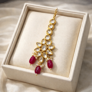 Traditional Kundan MaangTikka for Women And Girls