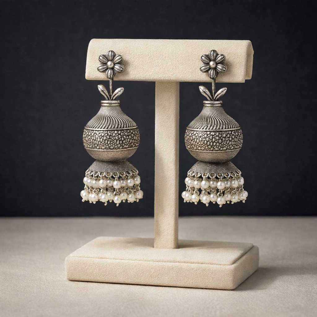 Oxidised earrings