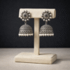 Traditional Oxidised Silver Jhumkis