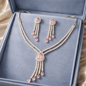 American Diamond Necklace Set for Women & Girls | Party Wear