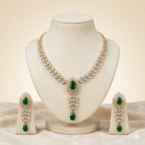 American Diamond Necklace Set for Women and Girls | Party Wear