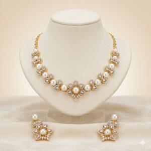 American Diamond Necklace Set for Women and Girls | Party Wear