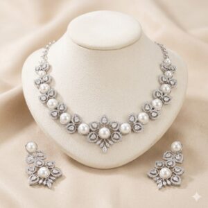 American Diamond Necklace Set