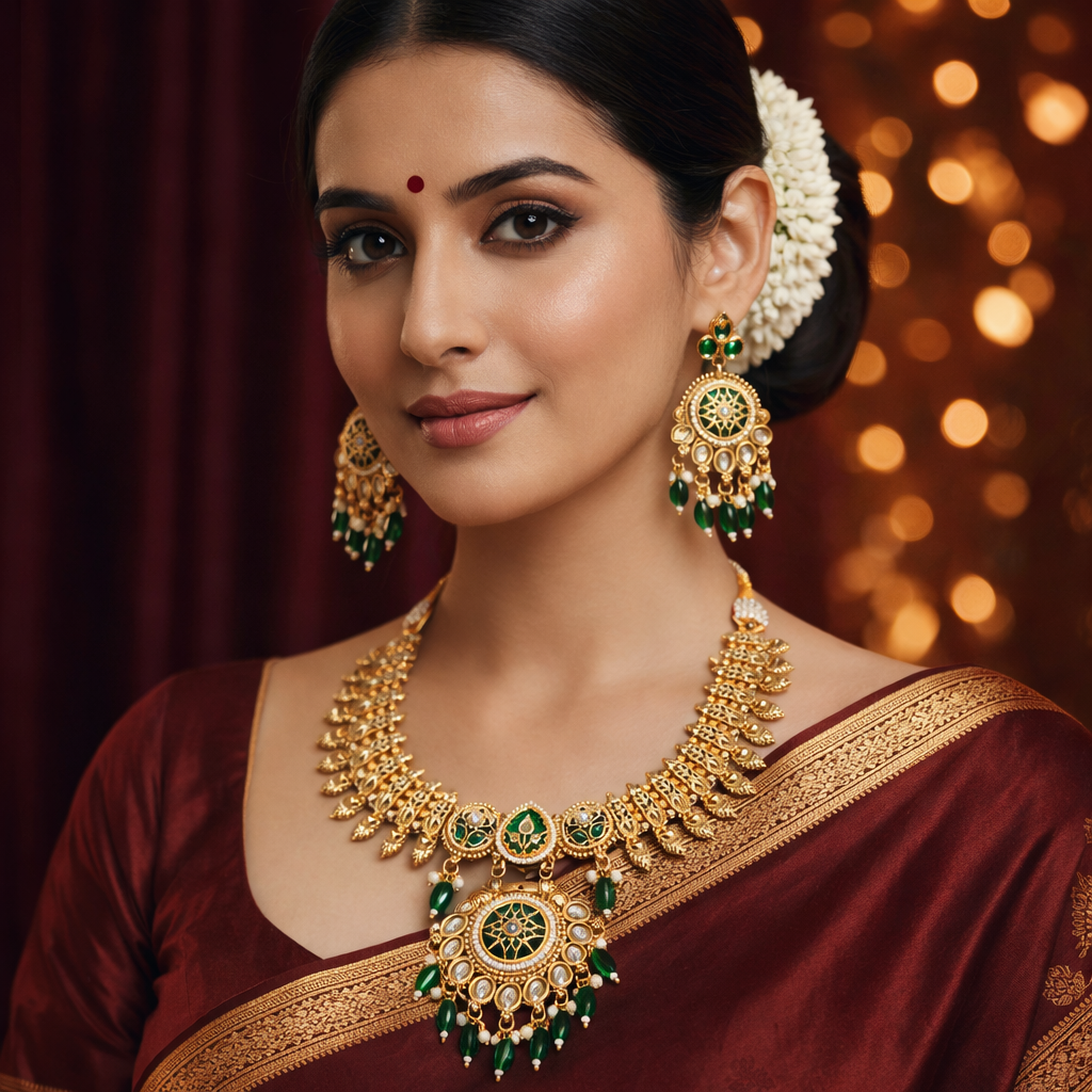 Temple Jewellery Necklace Sets