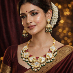 Temple Jewellery Necklace Sets for Women and Girls || Weddings and Function Wear