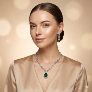 American Diamond Necklace Set