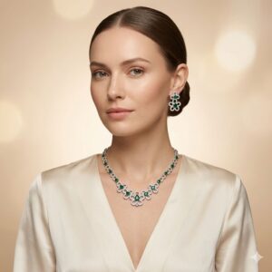 American Diamond Necklace Set