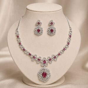 American Diamond Necklace Set