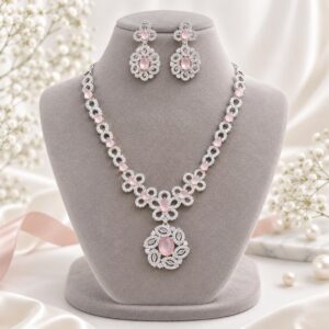 American Diamond Necklace Set