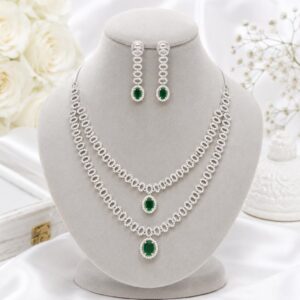 American Diamond Necklace Set